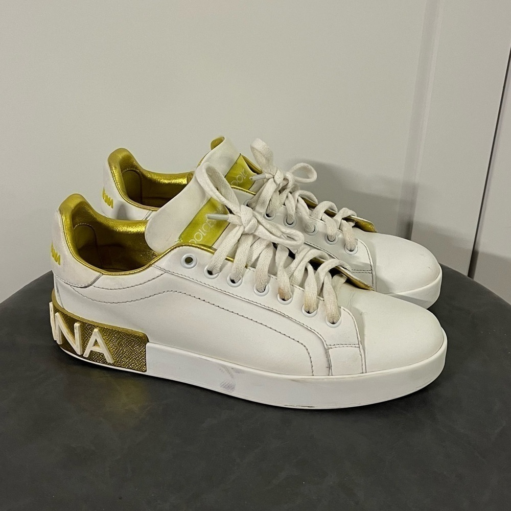 Dolce & Gabbana Portofino White Metallic Yellow - Picture 3 of 8